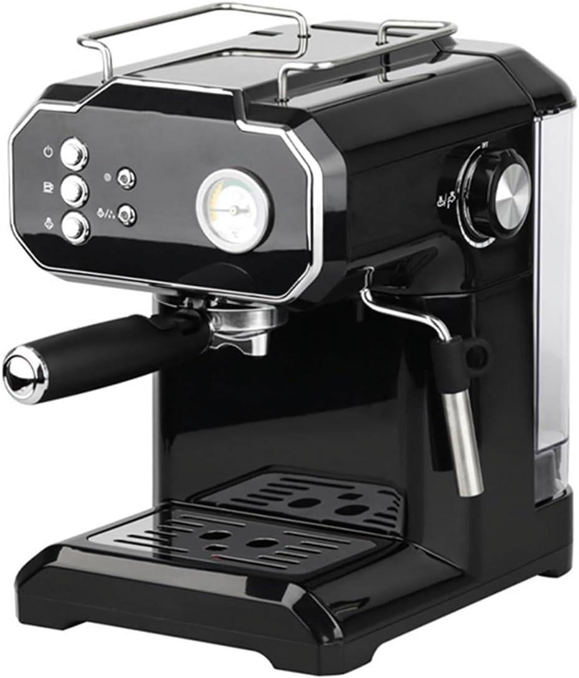 1.5L Espresso Machine with Milk Frother Household Small Automatic Electric Coffee Machine Commercial Steam
