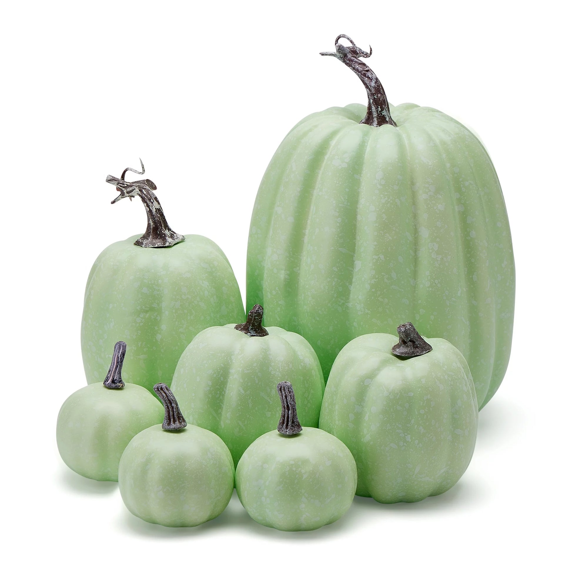 7Pcs Thanksgiving Artificial Pumpkin Home Decoration Sets, Artificial Vegetables Pumpkin for Fall Halloween Home Decor