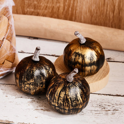 7Pcs Thanksgiving Artificial Pumpkin Home Decoration Sets, Artificial Vegetables Pumpkin for Fall Halloween Home Decor