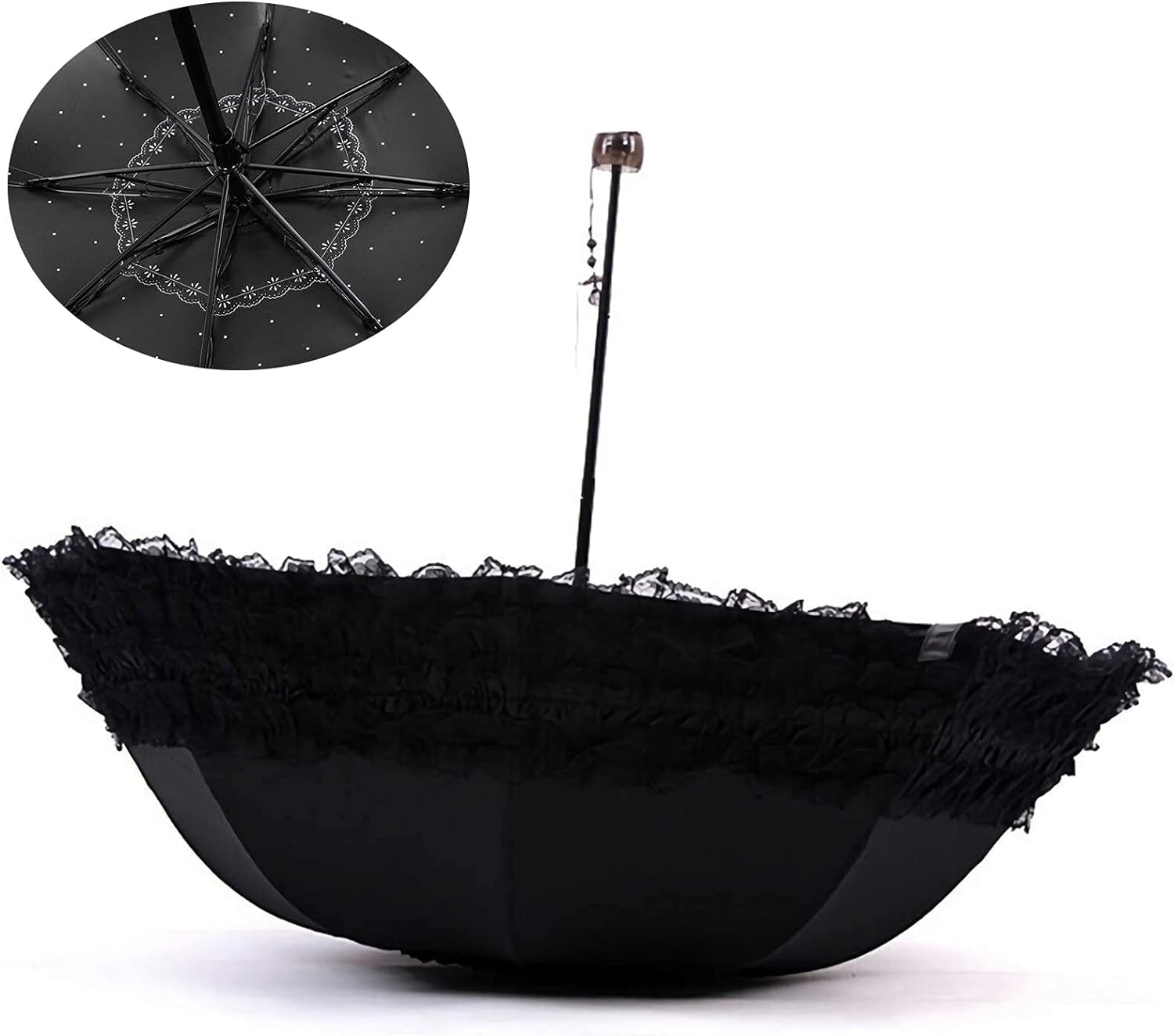 Parasol Lace Umbrella Sun UV Protection Kawaii Gothic Umbrellas Wedding Decorations Cosplay Photoshoot Props