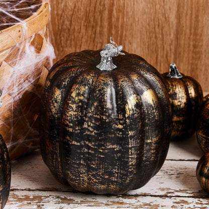 7Pcs Thanksgiving Artificial Pumpkin Home Decoration Sets, Artificial Vegetables Pumpkin for Fall Halloween Home Decor